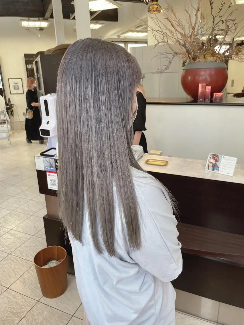 ロング カラー カット ヘアカラー コレットヘアー 田中アヤノのヘアスタイル