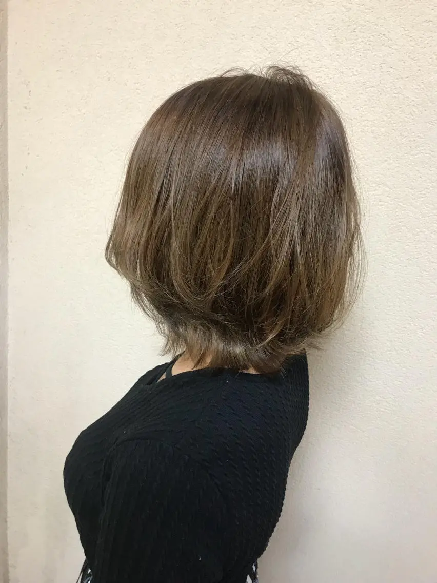 ショート カラー ベージュカラー 髪質改善/縮毛矯正 /美髪🩵イケダのヘアスタイル
