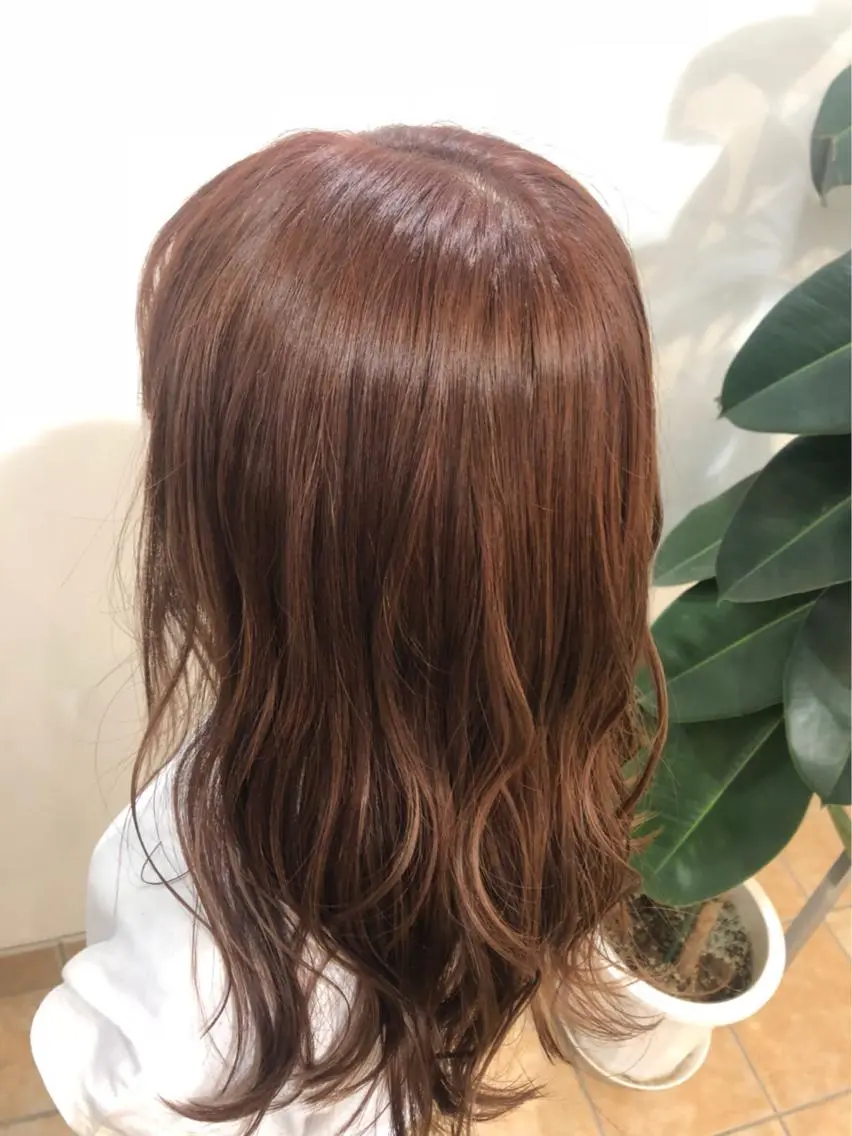ロング カラー 松田 真央のヘアスタイル
