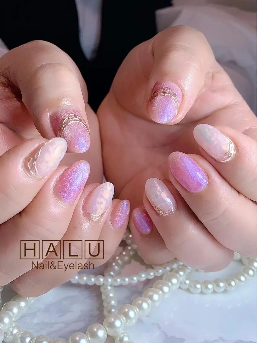 ネイル キラキラネイル HALU ハルのネイルデザイン