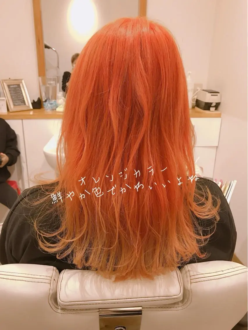 ロング カラー ヘアカラー トリートメント アザマ　ヤスカツ _rosso 川口のヘアスタイル