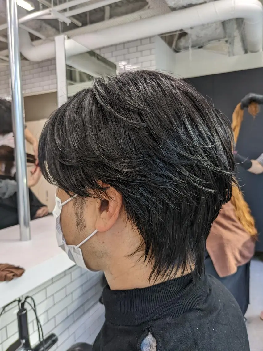 パーマ メンズ メンズパーマ メンズツイストパーマ 波巻きパーマ ツイストパーマ 艶髪/髪質改善 塩屋公一朗のヘアスタイル