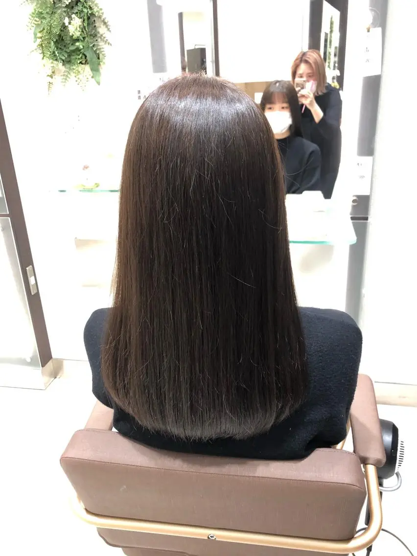 ロング パーマ 髪質改善 トリートメント ✨髪質改善矯正× ブリーチ✨YU-KIのヘアスタイル