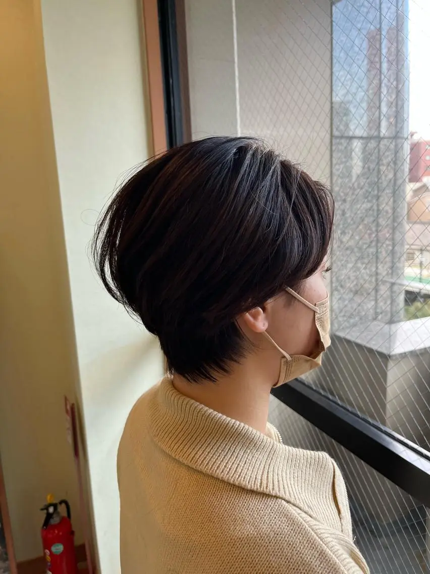 ショート カット ヘアカラー トリートメント number yukiのヘアスタイル