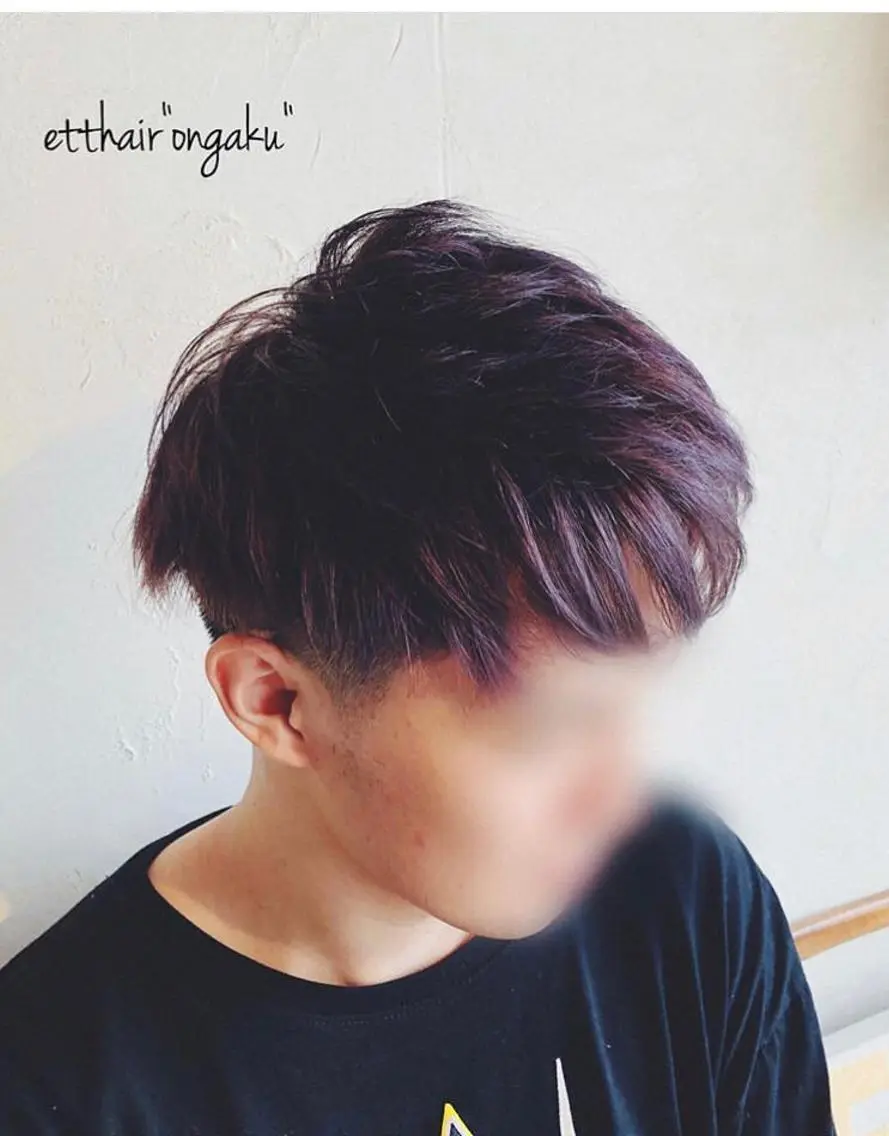 ショート メンズ アッシュ カット ヘアカラー 公庄　グジョウ 　隆　　タカシのヘアスタイル