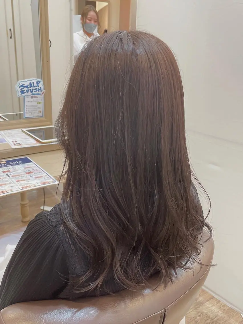 ロング カラー ベージュカラー ブラウンカラー ブラウンベージュ メンズパーマ🌀/ 中村郁未のヘアスタイル
