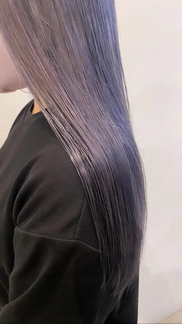 ロング カラー やました もえかのヘアスタイル