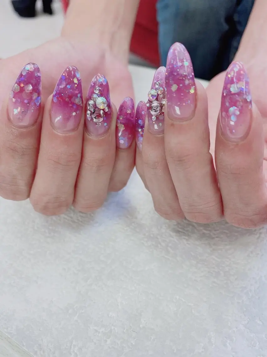 セミロング JNA認定講師🌸 RIEのネイルデザイン