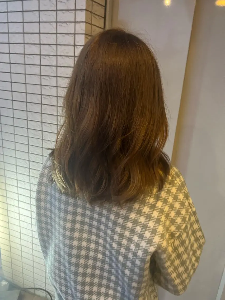 セミロング Mika Haraguchiのヘアスタイル