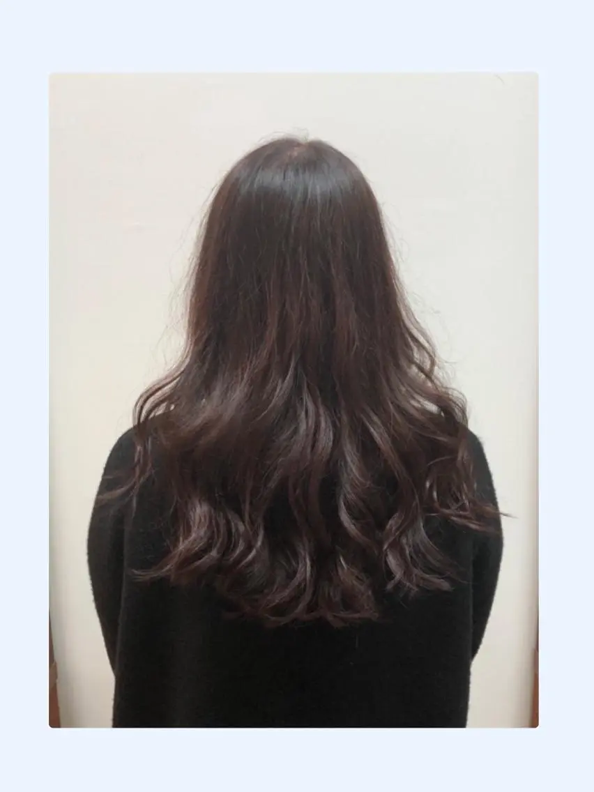 ロング 【白髪ぼかし】 愛甲竜佑のヘアスタイル