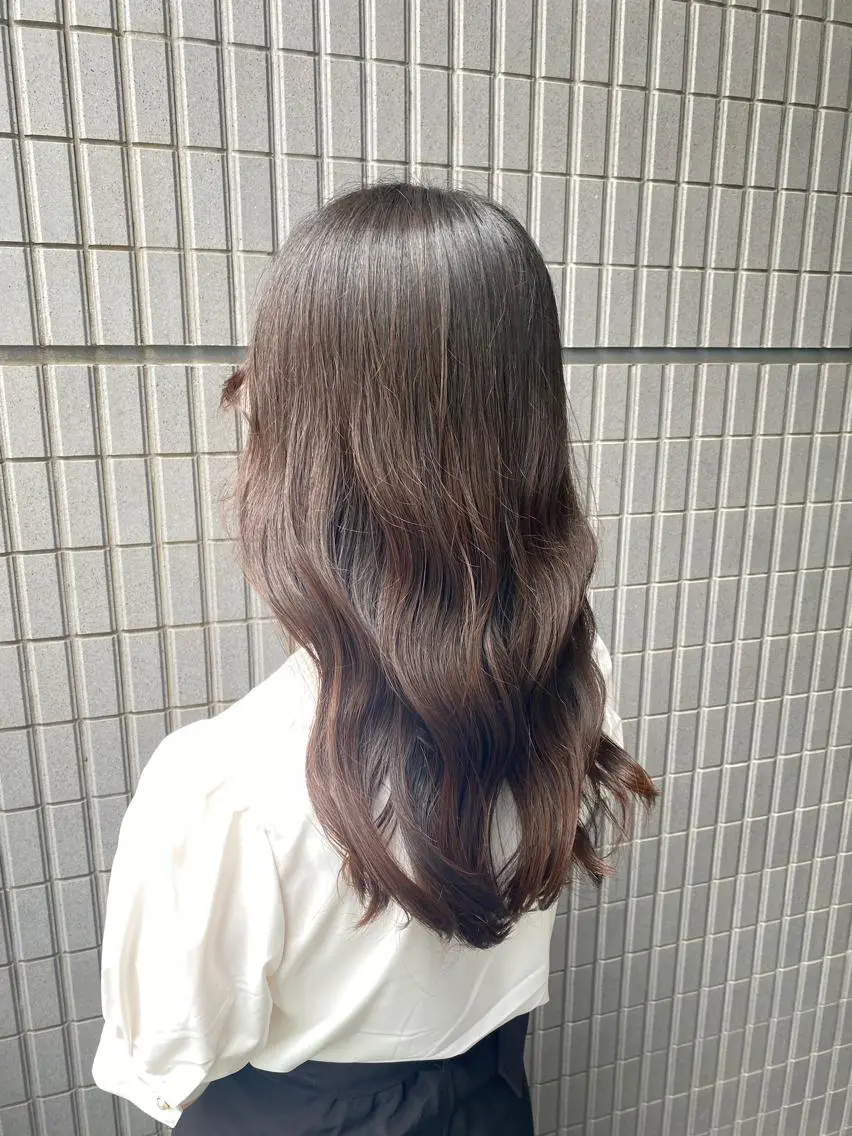 ロング カラー ヘアアレンジ 川崎/矢向/カット/ カラー/アズミ🍒のヘアスタイル