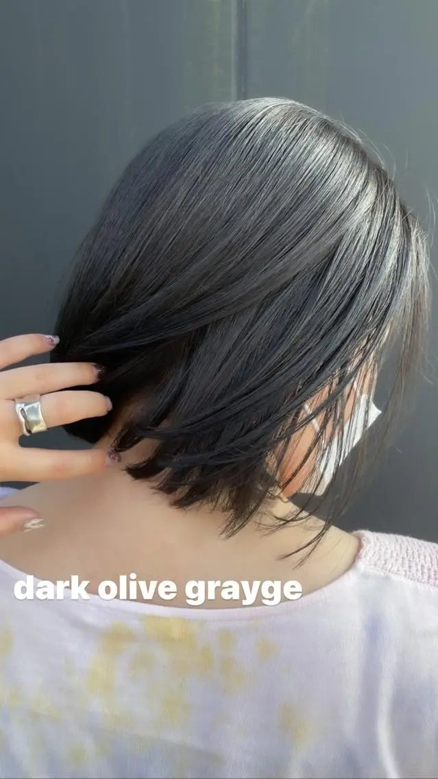 ショート カラー ヘアアレンジ ミニボブ/ブリーチ 🌈MISATOのヘアスタイル