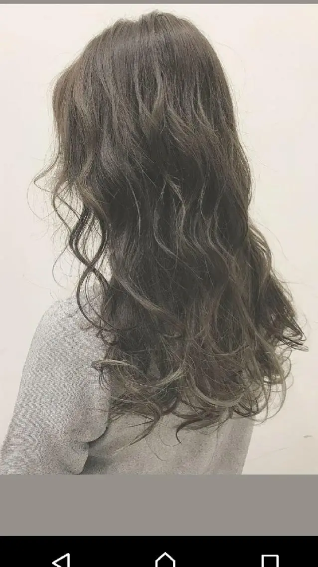 ロング カラー パーマ カット パーマ トリートメント Hair&Make EARTHのヘアスタイル