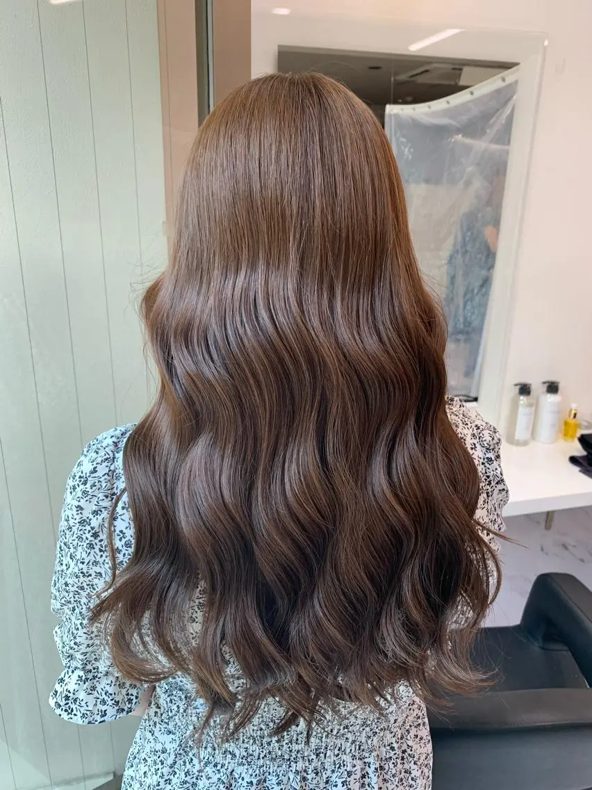 ミディアム カラー ヘアアレンジ 🩵 JURI🩵のヘアスタイル