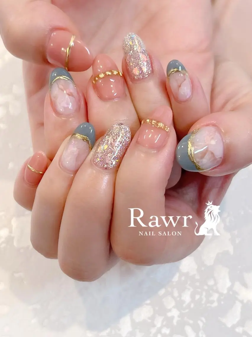 ネイル ハンドネイル Rawr / saoriのネイルデザイン