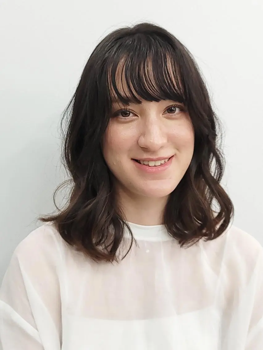 セミロング パーマ ヘアアレンジ カット ❇️安達 優心❇️ レイヤー/艶髪特化のヘアスタイル