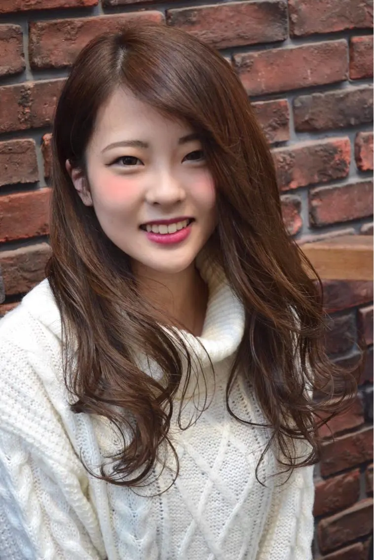 セミロング カラー アッシュ アッシュブラウン ブラウンカラー メンズ指名多数!! 田島史也のヘアスタイル