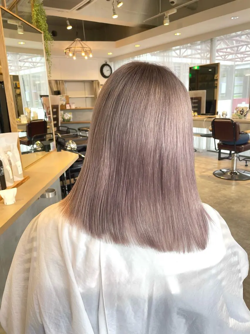 ミディアム カラー ヘアカラー トリートメント ブリーチカラー🌈 石垣翔太のヘアスタイル