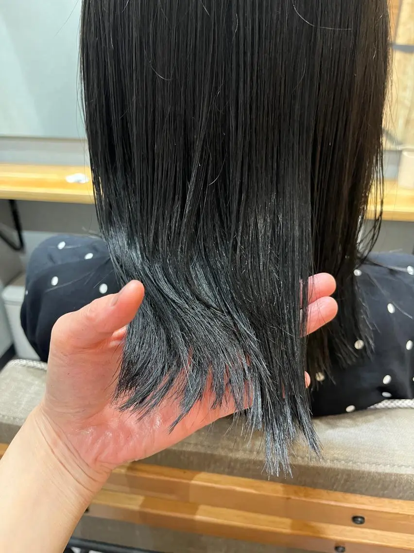 セミロング カラー パーマ ヘアアレンジ メンズ キッズ ネイル マツエク・マツパ アイブロウ メンズブリーチ メンズハイライト メンズインナーカラー メンズ韓国風 ブリーチ 久木原 ゆりのヘアスタイル