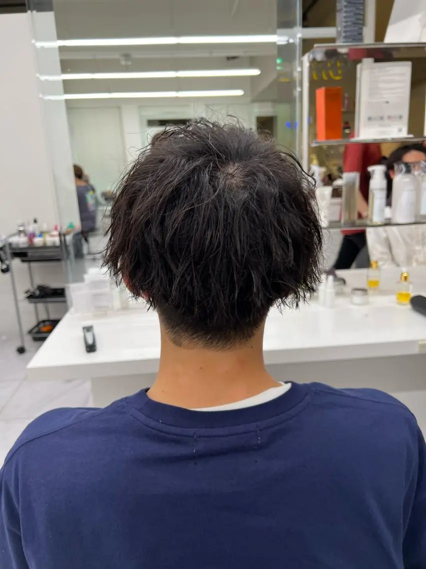 ショート カラー パーマ メンズ メンズパーマ特化 TAIGAのヘアスタイル