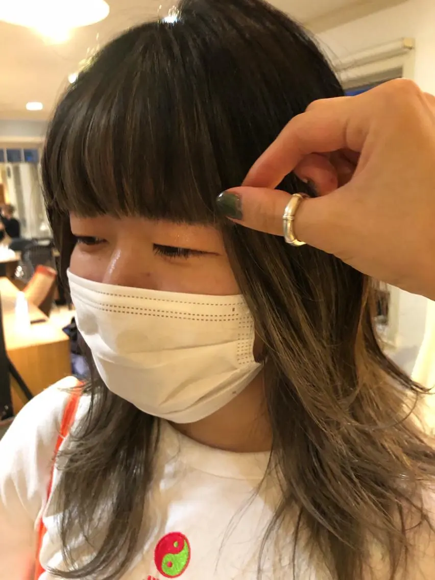 ロング カラー eri kinjoのヘアスタイル