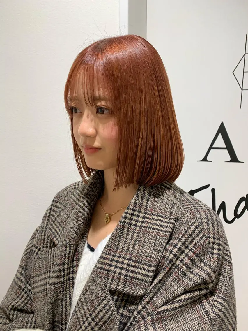 ミディアム カラー i'll 未空のヘアスタイル