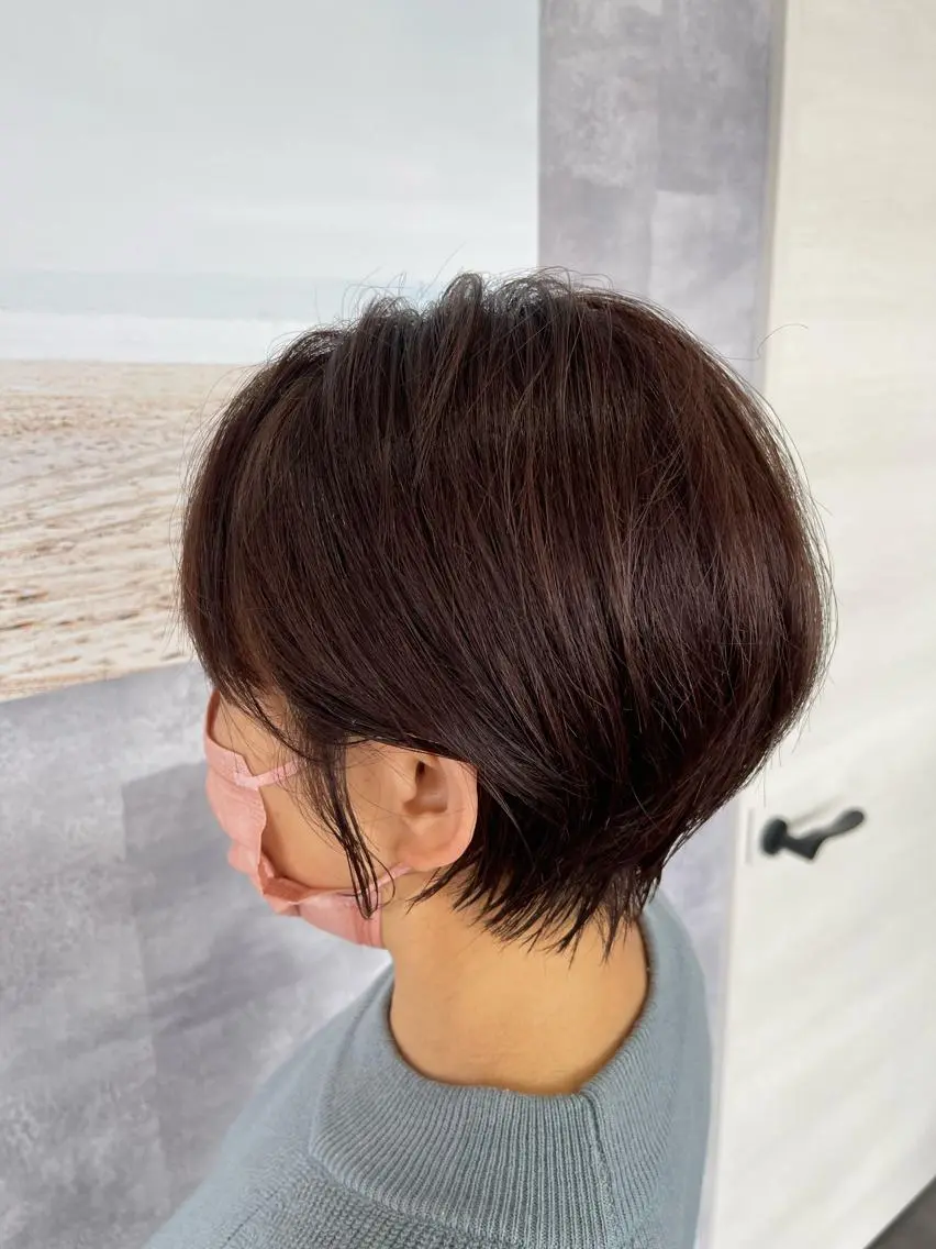 ショート ショートヘア ✨愛知県初アイロン パーマ/ 瀬見井✨のヘアスタイル