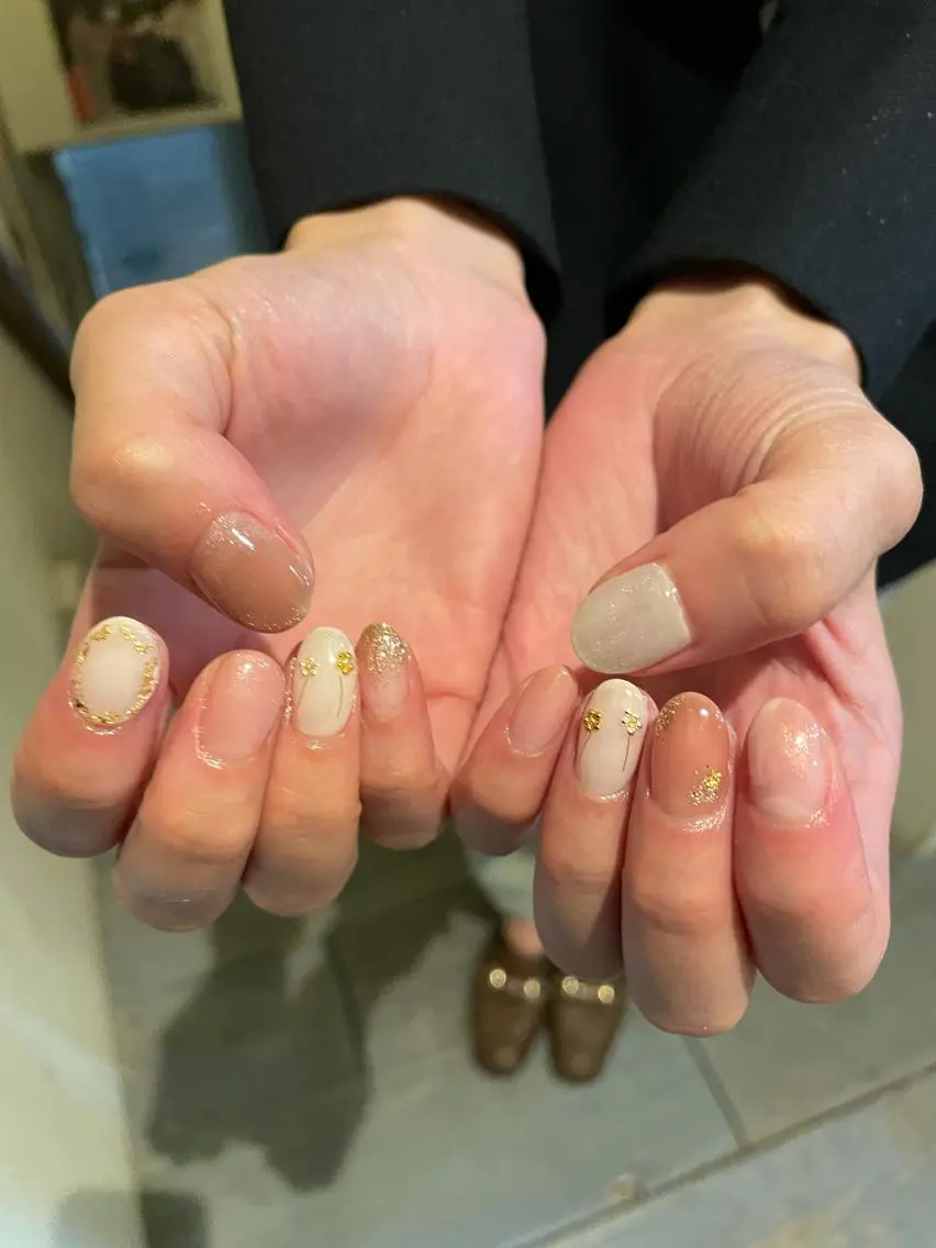 ネイル シンプルネイル SOL nail イマナカのネイルデザイン