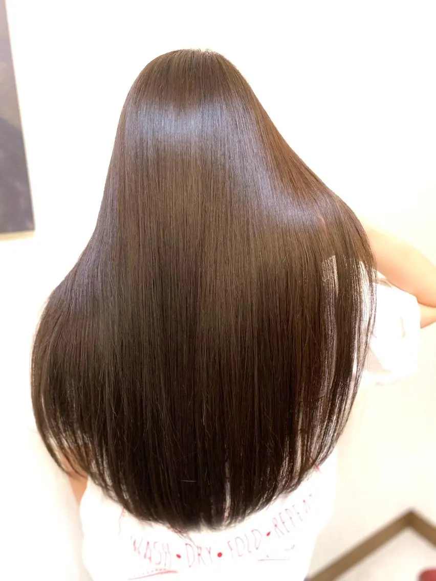 ロング カラー アクアカラー トリートメント YURI ✨のヘアスタイル