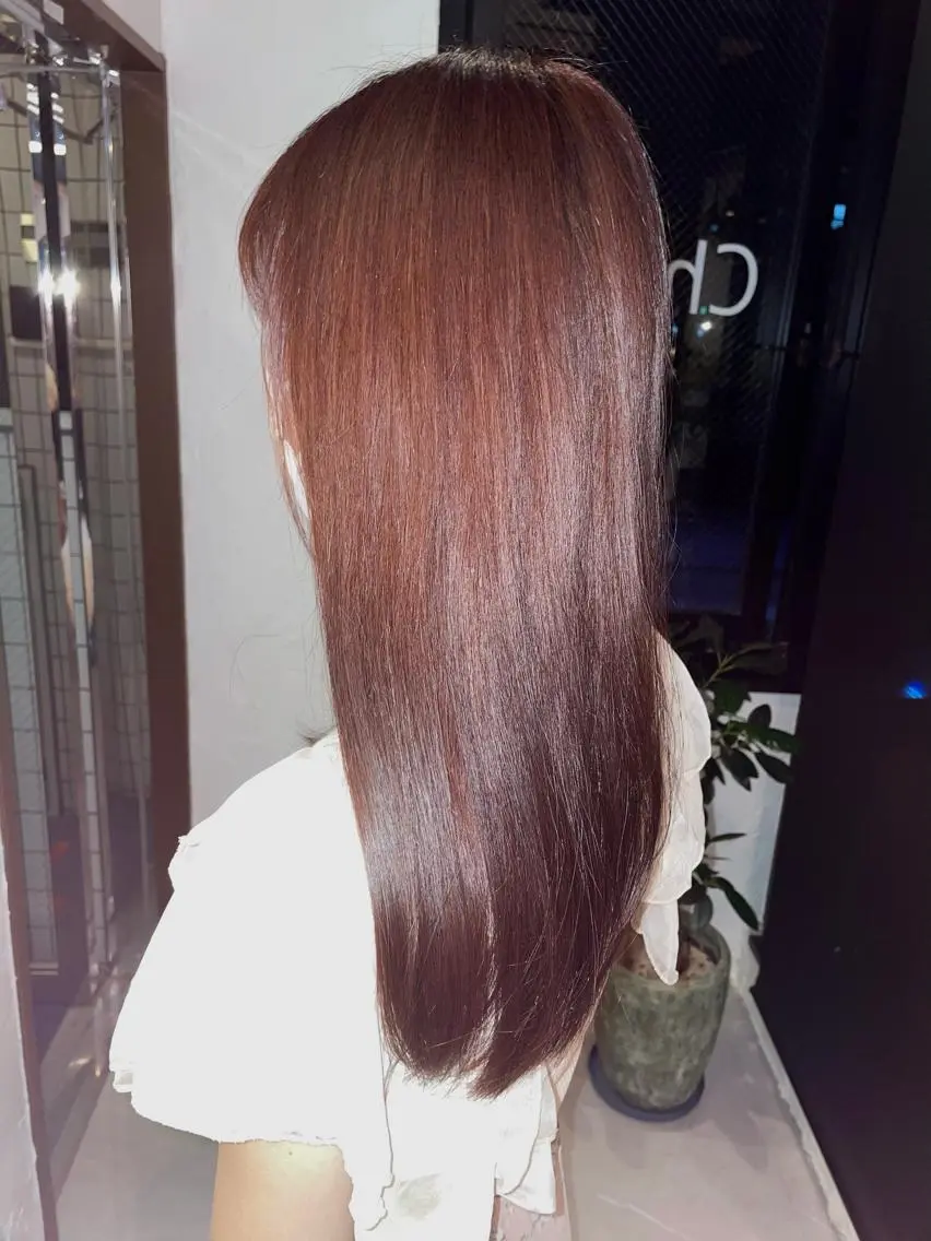 ロング アッシュ 清水 美雪のヘアスタイル