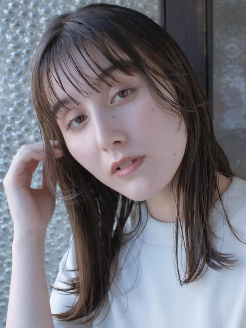 ロング カット くろだ ちはるのヘアスタイル