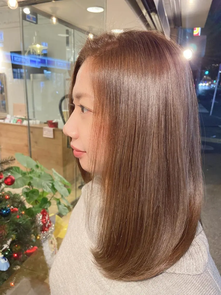 セミロング ayumi🦖/ 似合わせカラー🤎のヘアスタイル