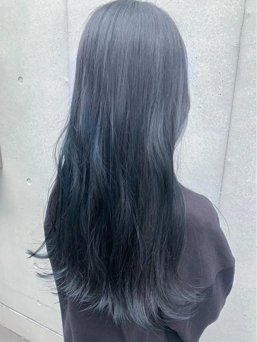 ロング カラー ヘアアレンジ ヘアカラー トリートメント yuka .のヘアスタイル