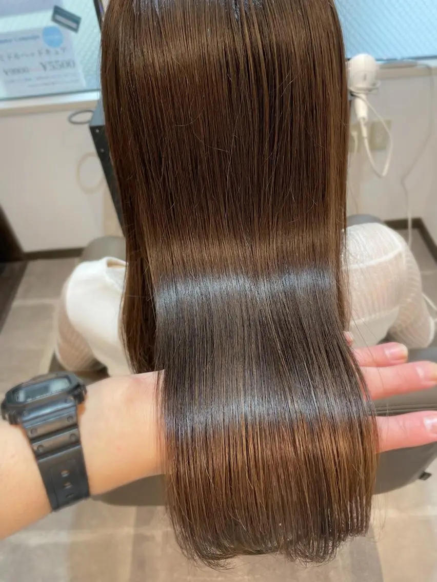ロング 中村 研介のヘアスタイル