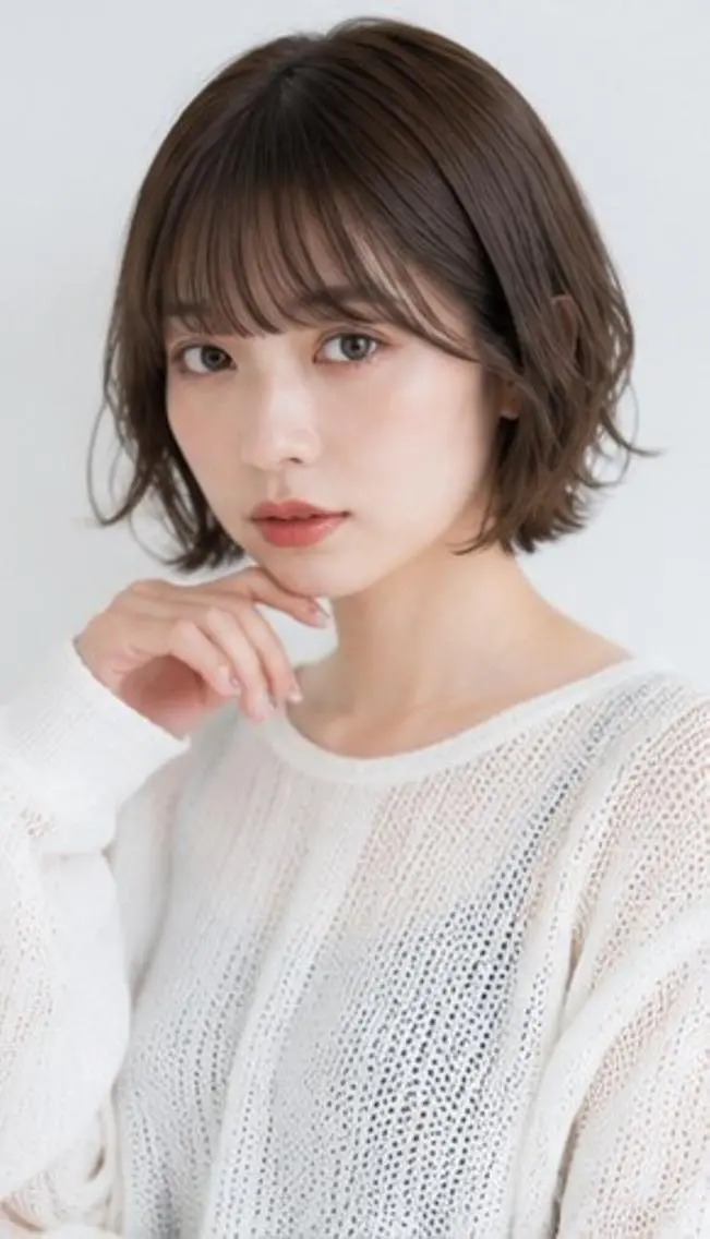 ミディアム ボブ 髪質改善 レイヤーカット トリートメント 髪質改善/艶髪/美髪 🌟三澤 凜子🌟のヘアスタイル
