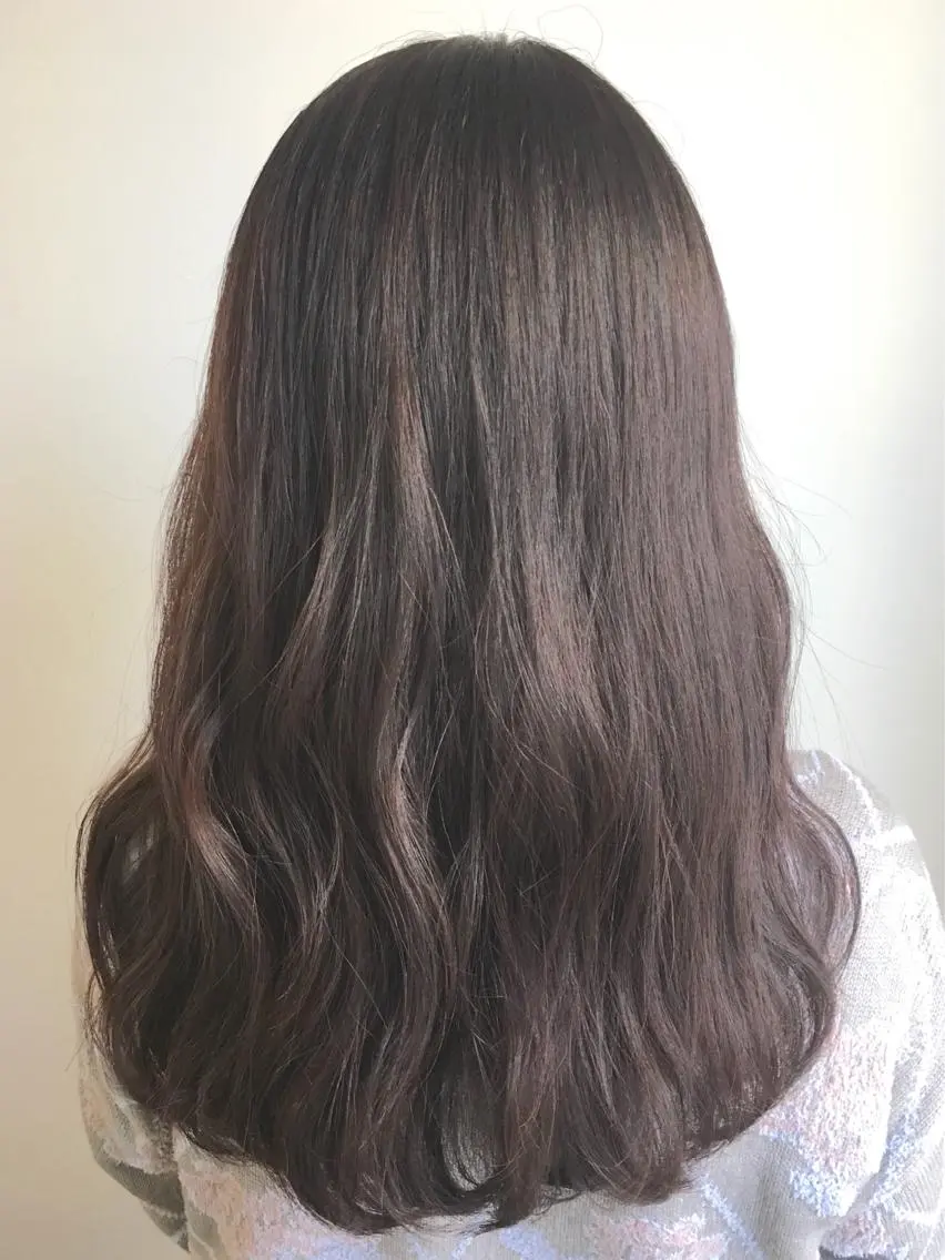 ロング カラー ピンクカラー バイオレットカラー yoshi ☆のヘアスタイル