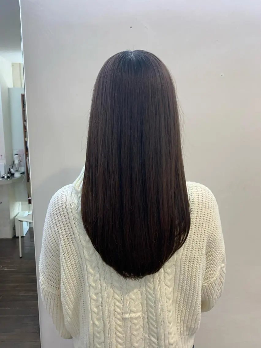ロング デジタルパーマ🫧 韓国風ヘア🫧サクラのヘアスタイル