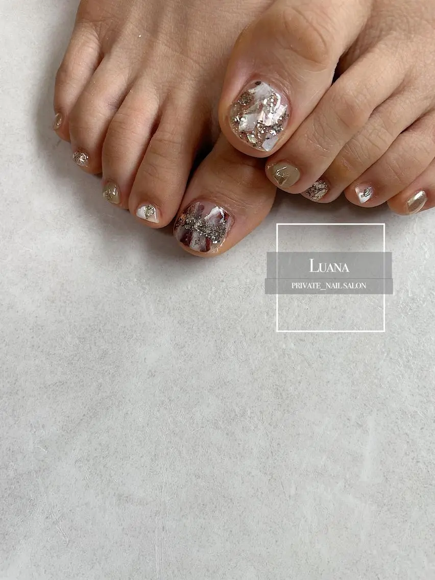 ネイル フットネイル Nail Salon Luanaのネイルデザイン