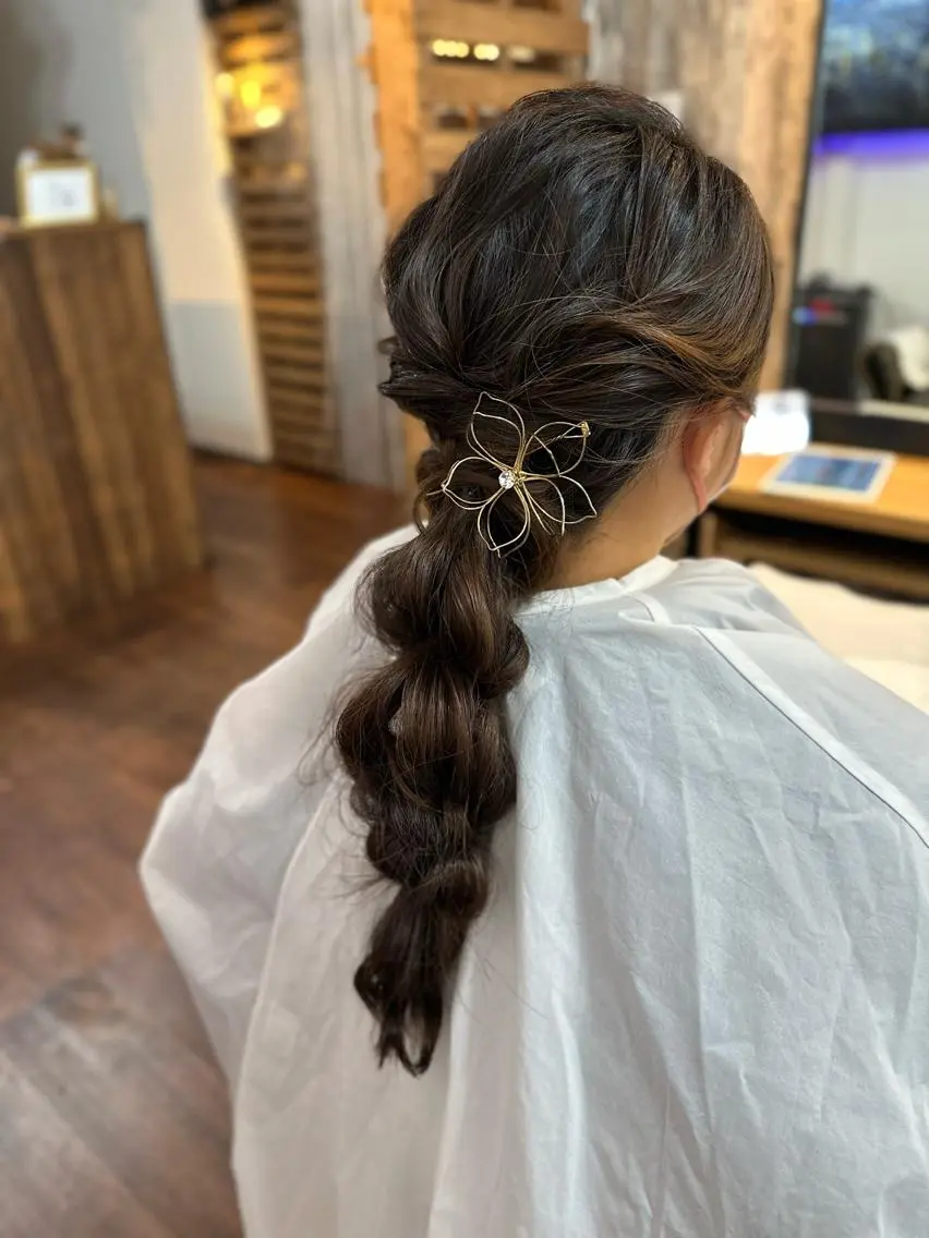 ロング ヘアアレンジ ヘアセット Luzir⭐︎ GEN⭐︎のヘアスタイル