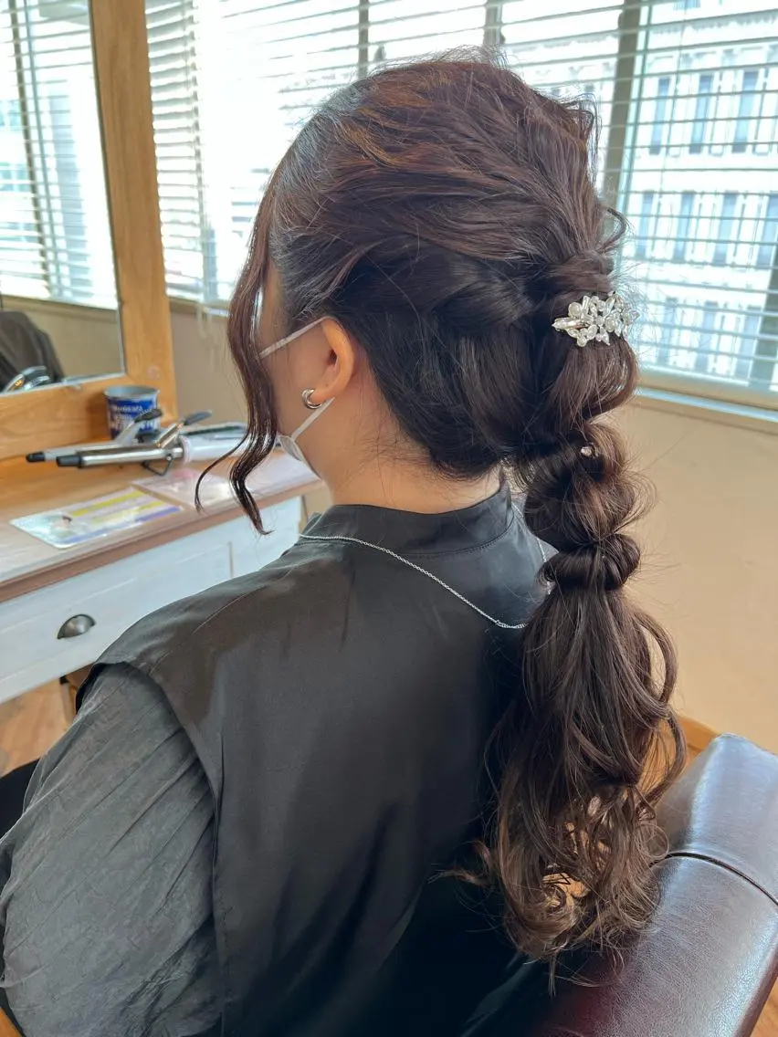 ロング ヘアアレンジ Topstylist YUKIのヘアスタイル