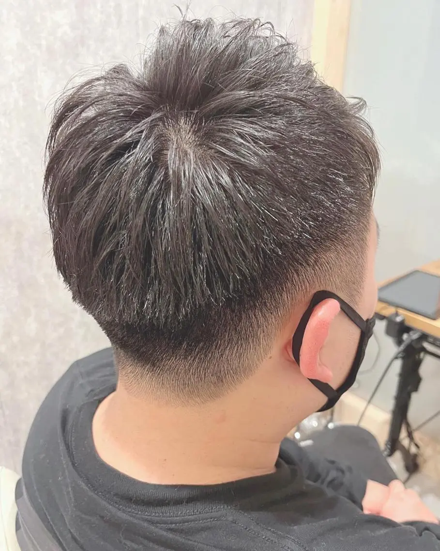 ショート カラー メンズ 学生(メンズ向け) メンズショート ツーブロック 刈り上げ 外国人風カラー 🌿ヤマグチ ユウキ🌿のヘアスタイル