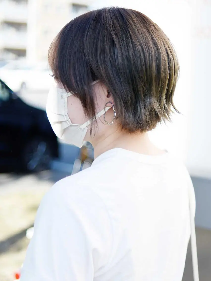ショート カラー 【Atem 大町店】 永森　優里花のヘアスタイル