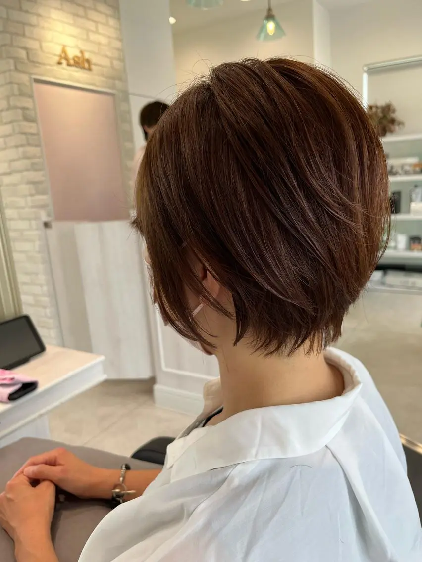 ショート カラー ショートヘア トリートメント カット 🥇メンズ特化 伊東輝のヘアスタイル