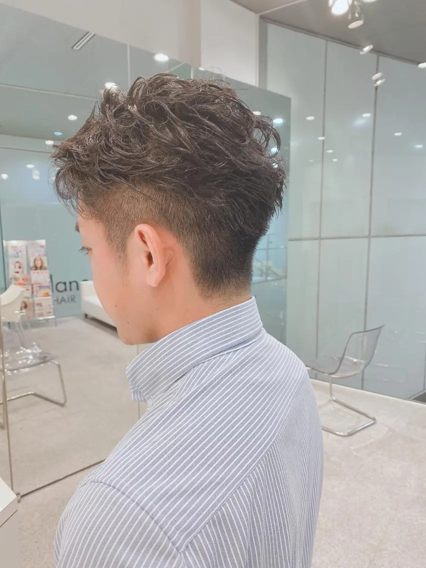 パーマ メンズ メンズパーマ メンズカット 井上　凜太郎のヘアスタイル
