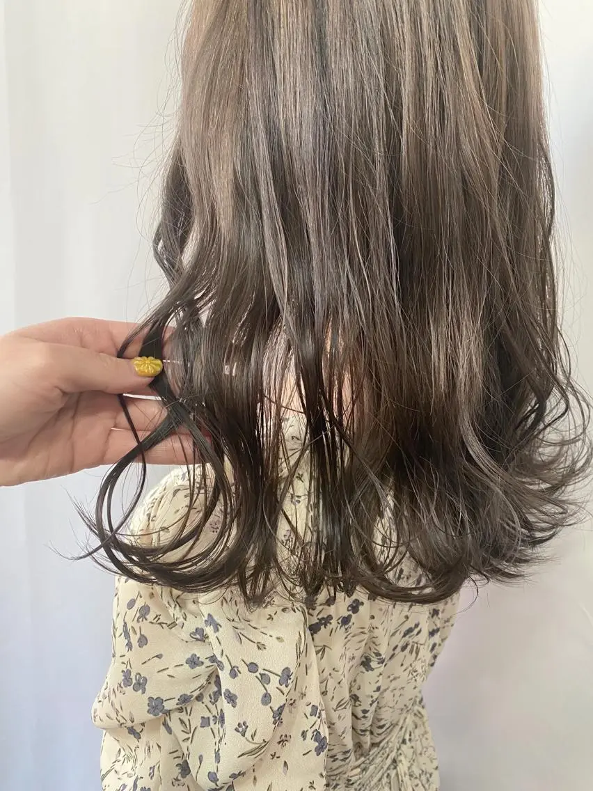 ロング カラー カット ヘアカラー トリートメント Hatanaka Airiのヘアスタイル