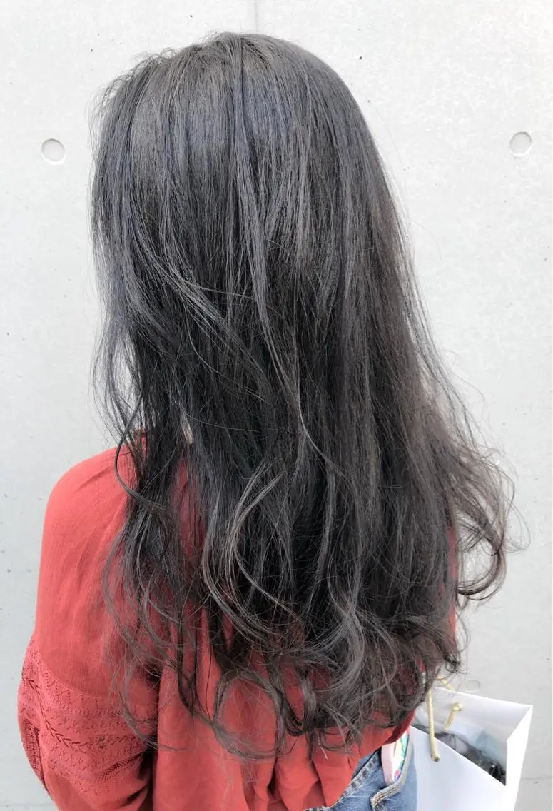 カラー ブルーカラー ブルージュ カット ヘアカラー トリートメント ヘッドスパ グレージュ/髪質改善 Yamato.hのヘアスタイル