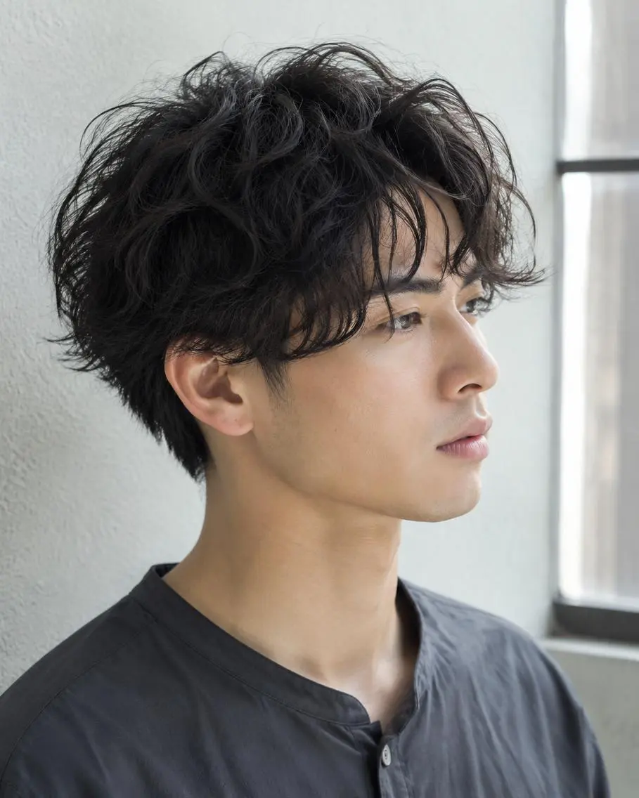 ショート パーマ メンズ ⭐️カットモデル募集 🌈高橋茉弥のヘアスタイル