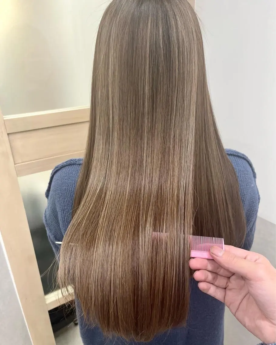 ロング カラー カット トリートメント 天野 涼のヘアスタイル