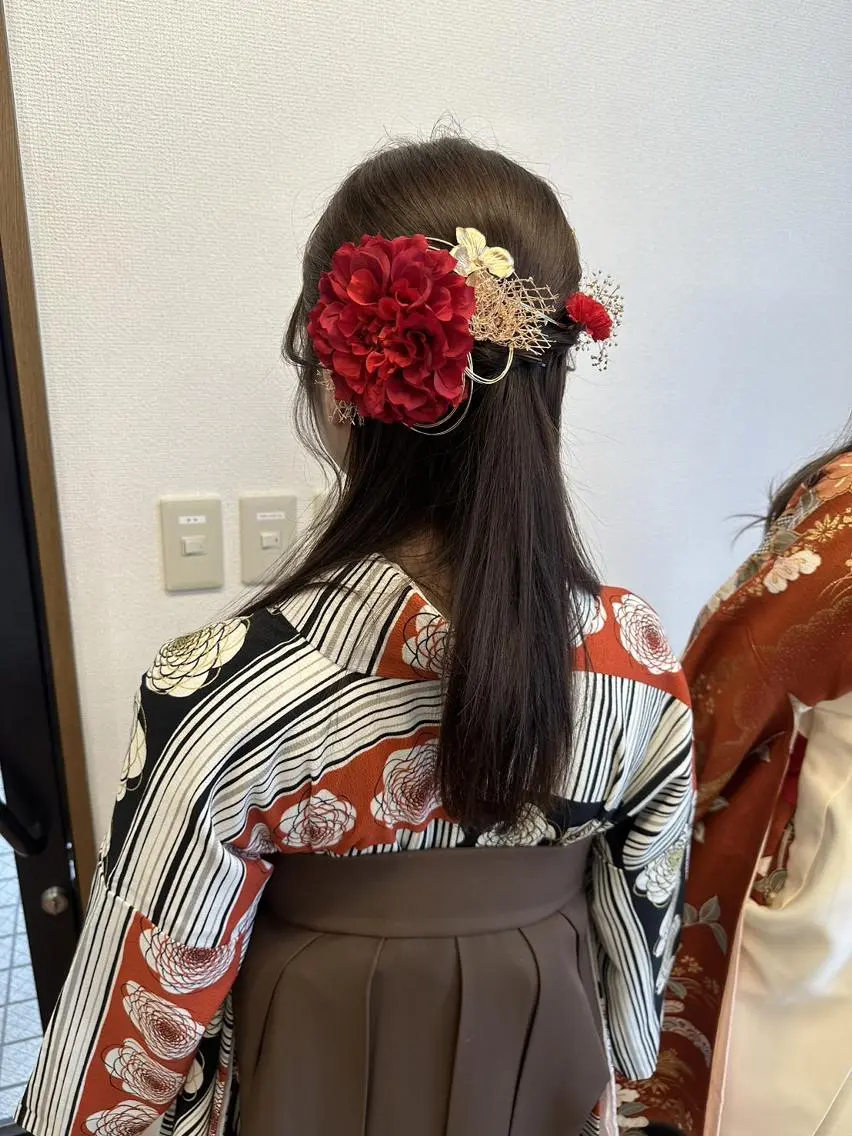 ヘアアレンジ ヘアセット天神駅直結 jrメンバーJUNのヘアスタイル