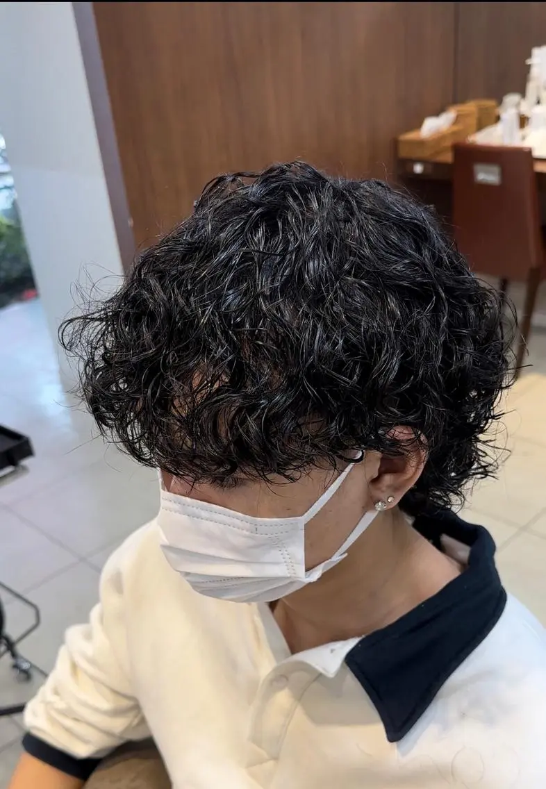 ショート パーマ プードルパーマ パーマ職人 渡邊 優雅のヘアスタイル